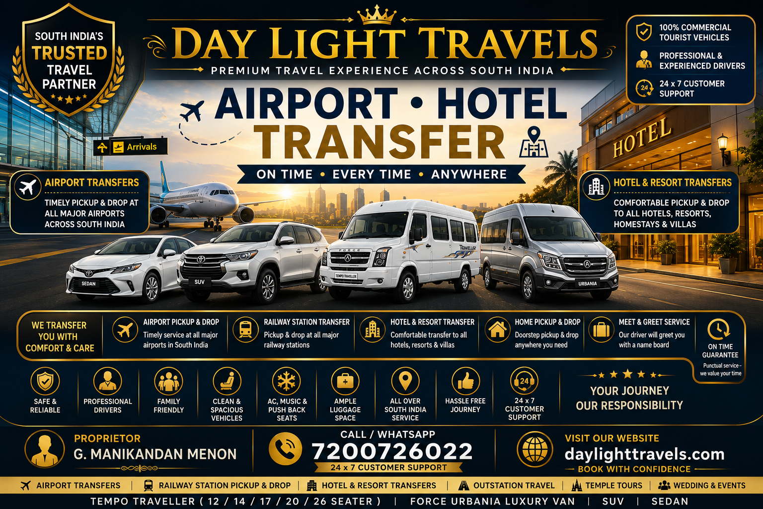 Airport Hotel Railway Station Transfer