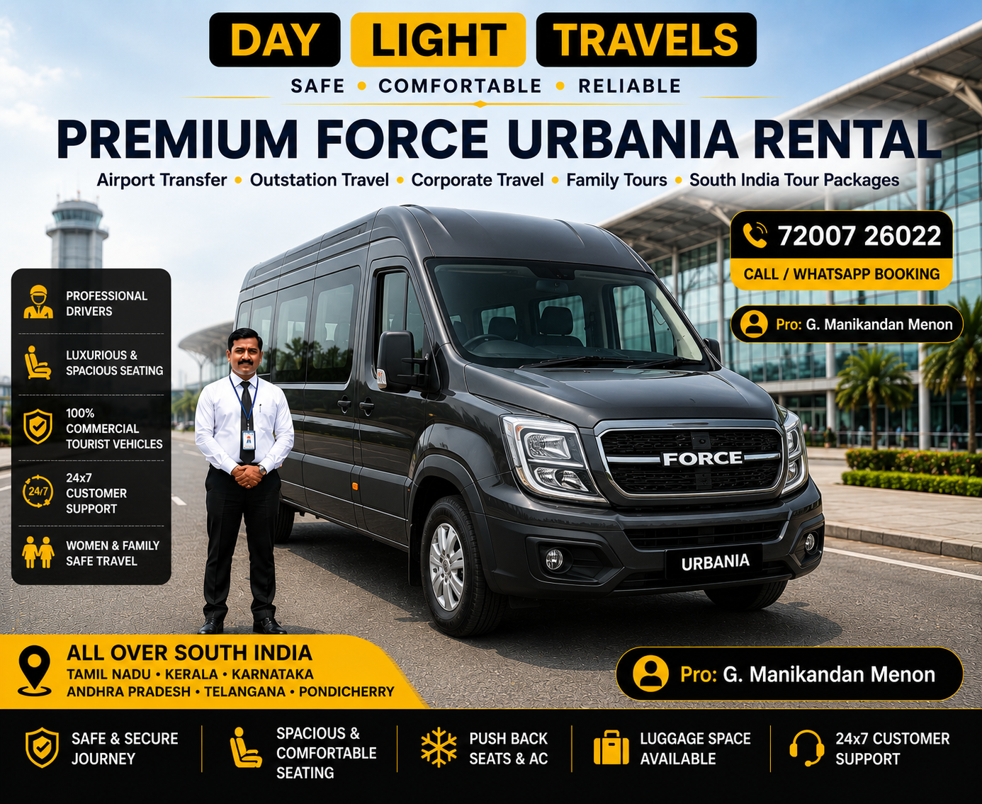 Force Urbania Luxury Van Rental